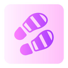 footprint gradient icon