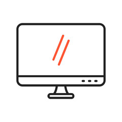 Computer Vector Icon