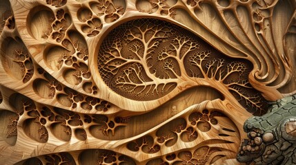 The intricate beauty of wood