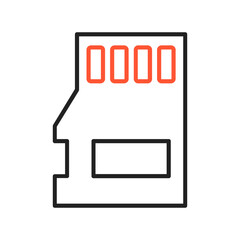 Memory Card Vector Icon