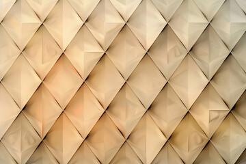 Elegant designs are enhanced by a beige gradient geometric diamond pattern.