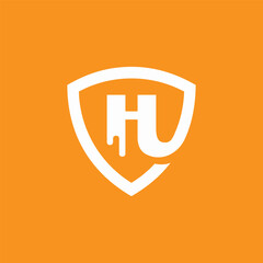 H Honey Shield minimalist logo