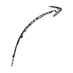 grunge arrow vector. grunge arrow brush. grunge arrow paint.  isolated on the white background. banner, ui, backdrop, background, web, clipart. Vector illustration