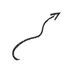 Grunge arrows collection. Set of hand drawn grunge arrow. Grungy brushes realistic.  Sketch handmade watercolor doodle arrow. banner, ui, backdrop, background, web, clipart. Vector illustration