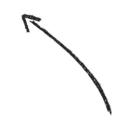 Grunge arrows collection. Set of hand drawn grunge arrow. Grungy brushes realistic.  Sketch handmade watercolor doodle arrow. banner, ui, backdrop, background, web, clipart. Vector illustration