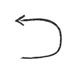 Grunge arrows collection. Set of hand drawn grunge arrow. Grungy brushes realistic.  Sketch handmade watercolor doodle arrow. banner, ui, backdrop, background, web, clipart. Vector illustration