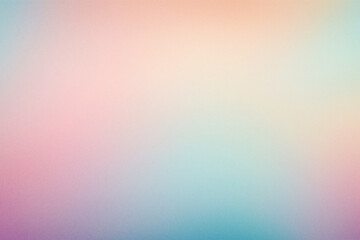Abstract colorful gradient background with grainy style effect. Retro colorful pastel grainy wallpaper.