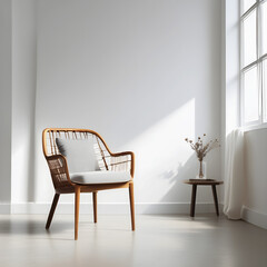 living room interior, modern living room, white wall backgroung