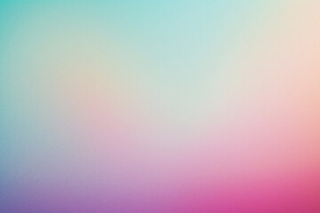 Abstract colorful gradient background with grainy style effect. Retro colorful pastel grainy wallpaper.