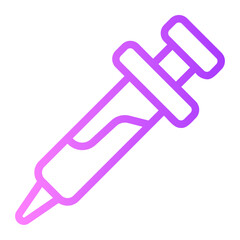 syringe gradient icon