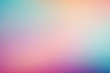 Abstract colorful gradient background with grainy style effect. Retro colorful pastel grainy wallpaper.
