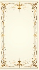 Elegant Classic Guilloche Border for Diploma or Certificate: Detailed Vector Design，frame with ornament