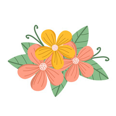 Spring flower illustration