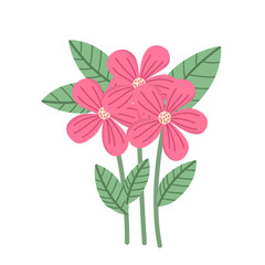 Spring flower illustration