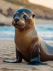 Obraz premium island sea lion