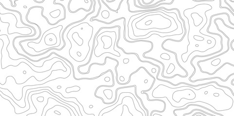 Vintage Detailed Contour Topographic Map Of Wild West Abstract Vector Background. Retro Outline Topographic Map Vector