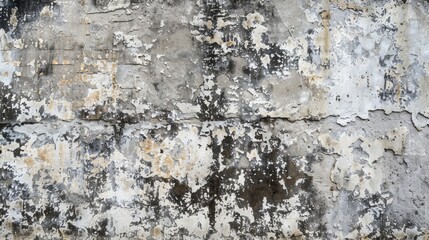 Texture of an aged gray cement wall that can be utilized as a backdrop