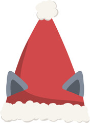 cute santa claus's hat