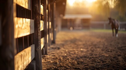 Horse's Sanctuary: A Glimpse into the Peaceful Stable of a Farm