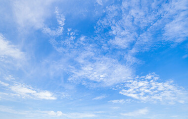 clear blue sky background,clouds with background, Blue sky background with tiny clouds. White...