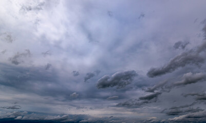  Dark sky with stormy clouds. Dramatic sky rain,Dark clouds before a thunder-storm.