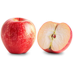 Apple Isolated on A Transparent Background.