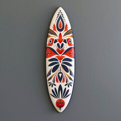 Surfboard Featuring a Durable Design with a Bold Graphic