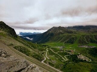 Landscape with clouds