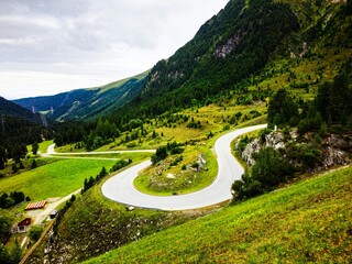 Landscape in the mountains