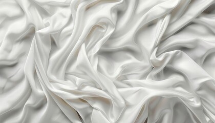Obraz premium White textured fabric background