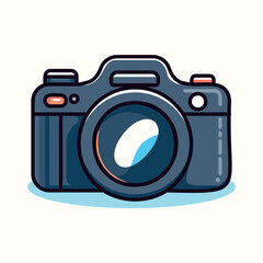 Digital analog camera illustration icon photography photo design world photography day