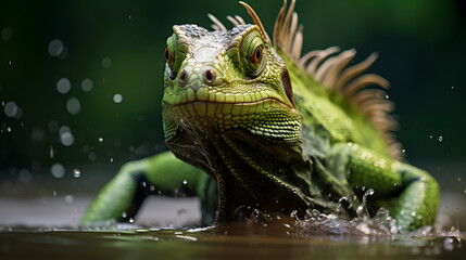 Iguana in its Natural Habitat Wildlife Photography