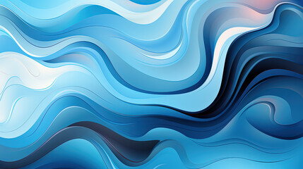 Obraz premium a colorful painting of abstract fluid waves