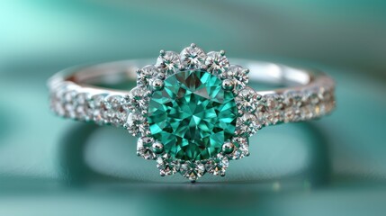 Luxurious diamond ring