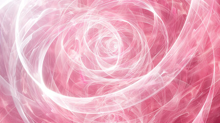 Abstract light patterns intertwine with rose quartz for technology campaign visuals.