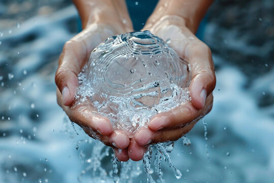 A public service announcement poster about water conservation.