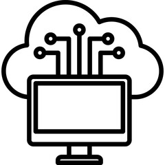 Cloud Computing Icon