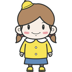 사랑스러운 귀여운 어린아이