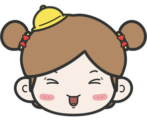 사랑스러운 귀여운 어린아이
