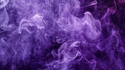 Obraz premium Ethereal amethyst smoke drifts, adding a touch of magic to visuals.