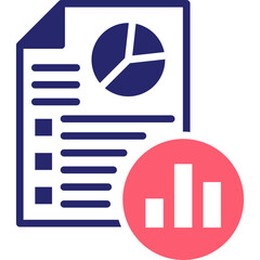 Fototapeta premium Data Reporting Icon