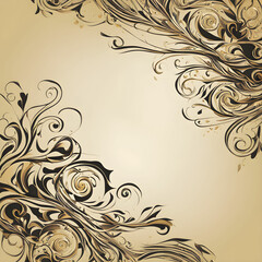 Very attractive floral and pattern background design 