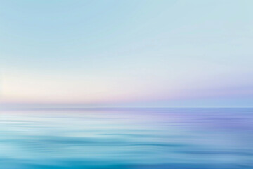 Obraz premium Sky blue and lavender abstract blur background, perfect for meditation-themed designs.