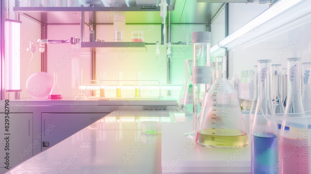 Aufkleber Advanced Reproductive Technology in Action: Scientists Utilize DNA Editing and Gamete Creation Tools in a Sterile Lab