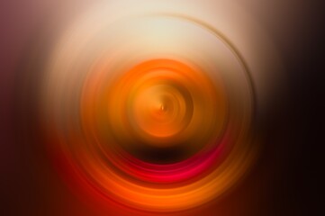orange circle ripple pattern gradient capillary wave top view blurry swirl texture abstract background