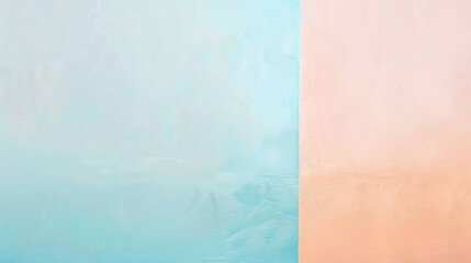 Produce a tranquil backdrop with soft peach blending into powder blue.