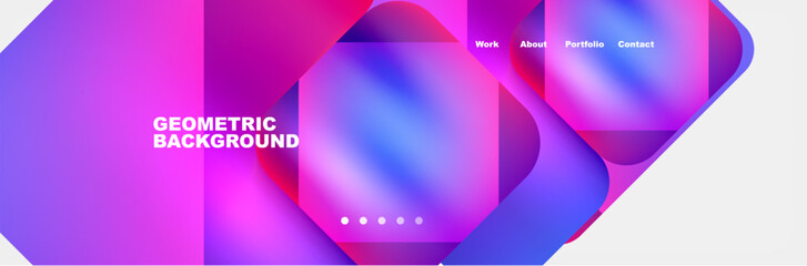 Teal Liquid color background design for Landing page site. Fluid gradient shapes composition. Futuristic design posters. Eps10 vector.