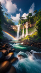 Spectrum Cascade: Nature&rsquo;s Majestic Symphony