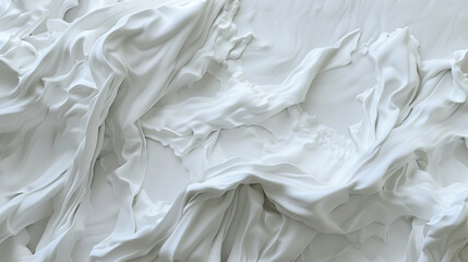 Fototapeta premium Produce an AI artwork of a flawless, undisturbed ivory white canvas.