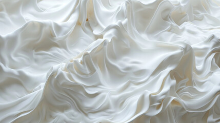 Fototapeta premium Produce an AI artwork of a flawless, undisturbed ivory white canvas.